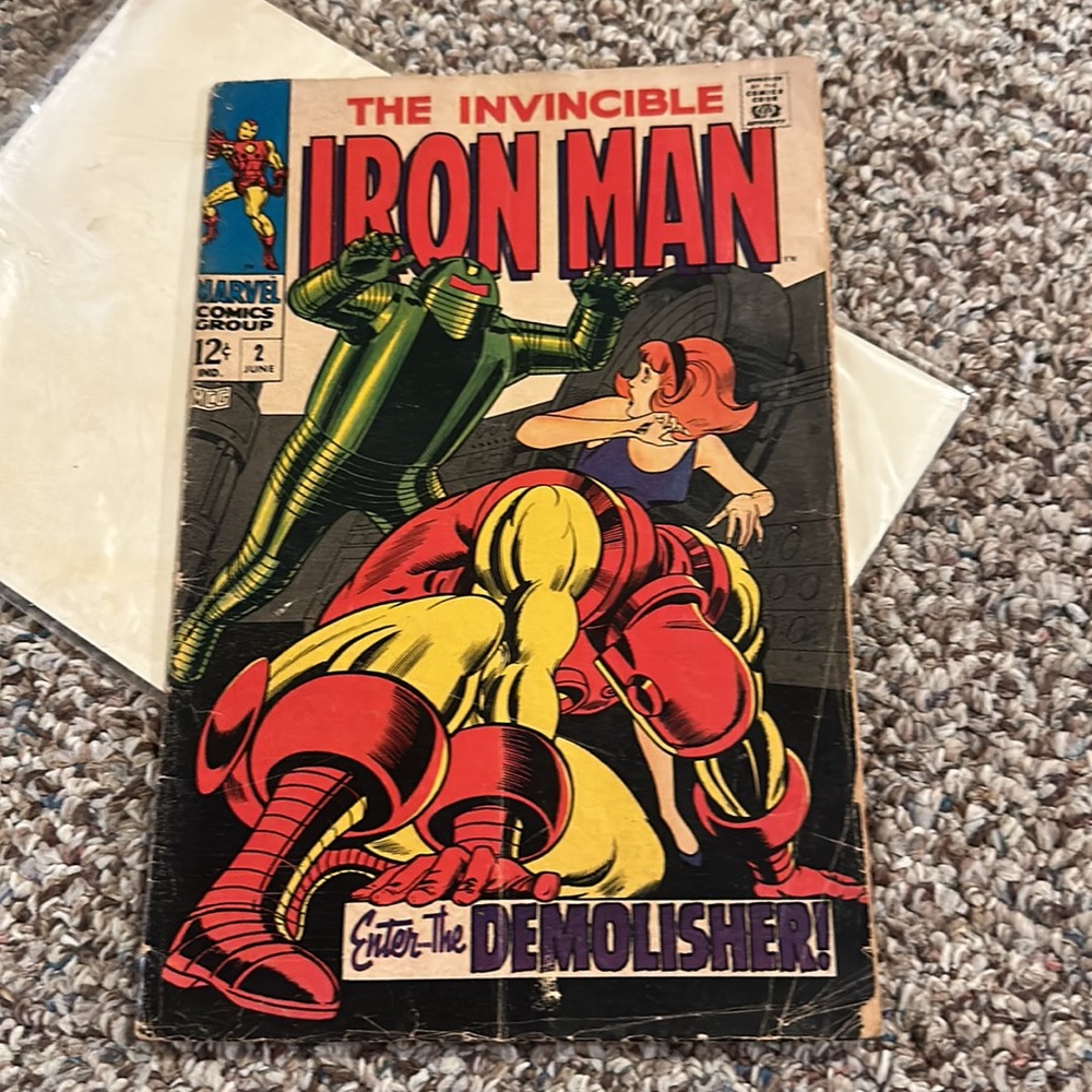 Vintage 1968 THE INVINCIBLE IRON MAN #2 MARVEL 12 cent COMIC BOOK - Picture 2 of 14